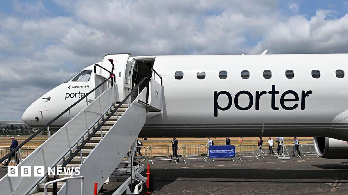 A Porter Airline plane